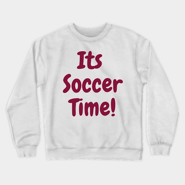 fifa World Cup 2022 Qatar | its soccer time Crewneck Sweatshirt by OverNinthCloud